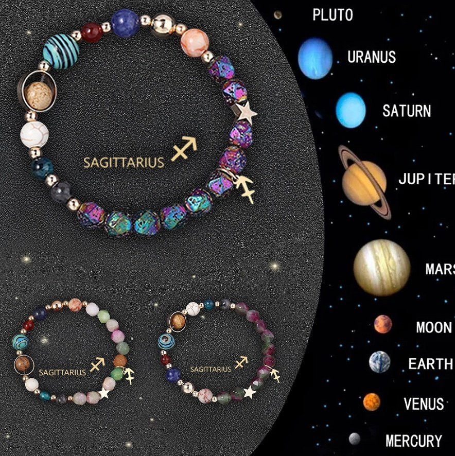 Crystal Stone Zodiac Sign Bracelet - Image 10