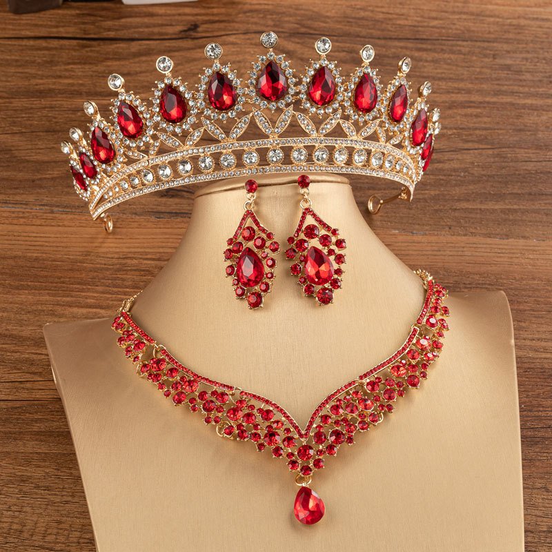 Bridal Crown Wedding Alloy Diamond Crown Fashion Elegant Headdress - Image 9
