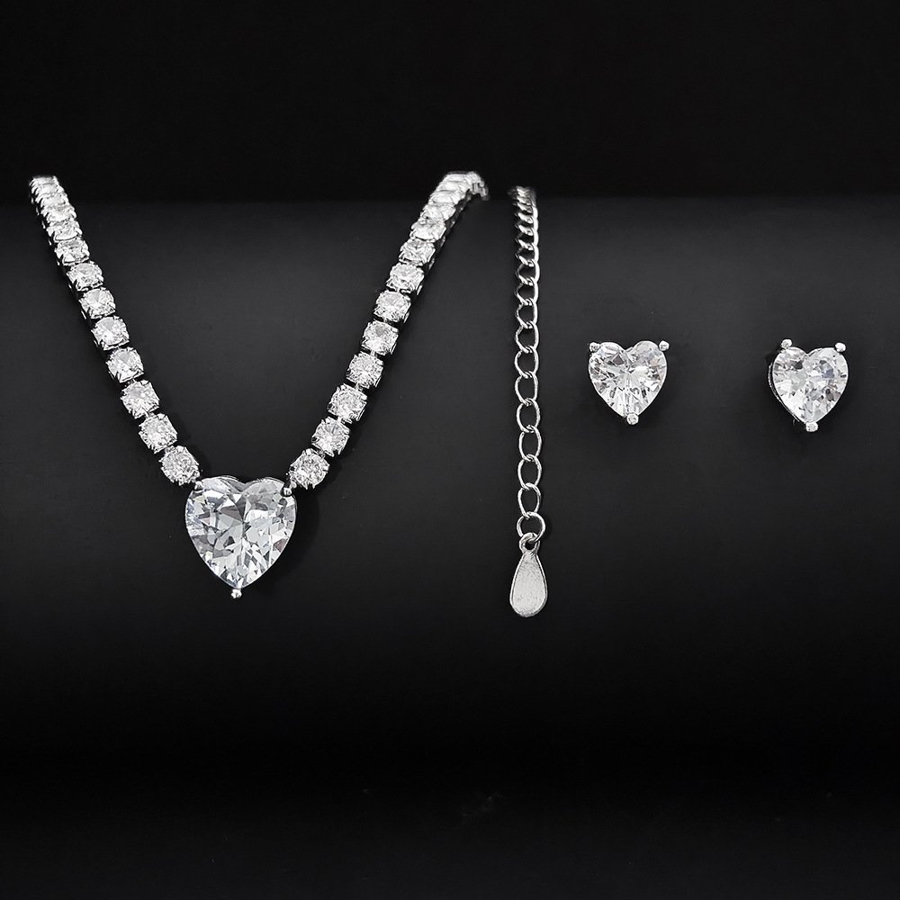 Two-piece Sweet Earrings Necklace