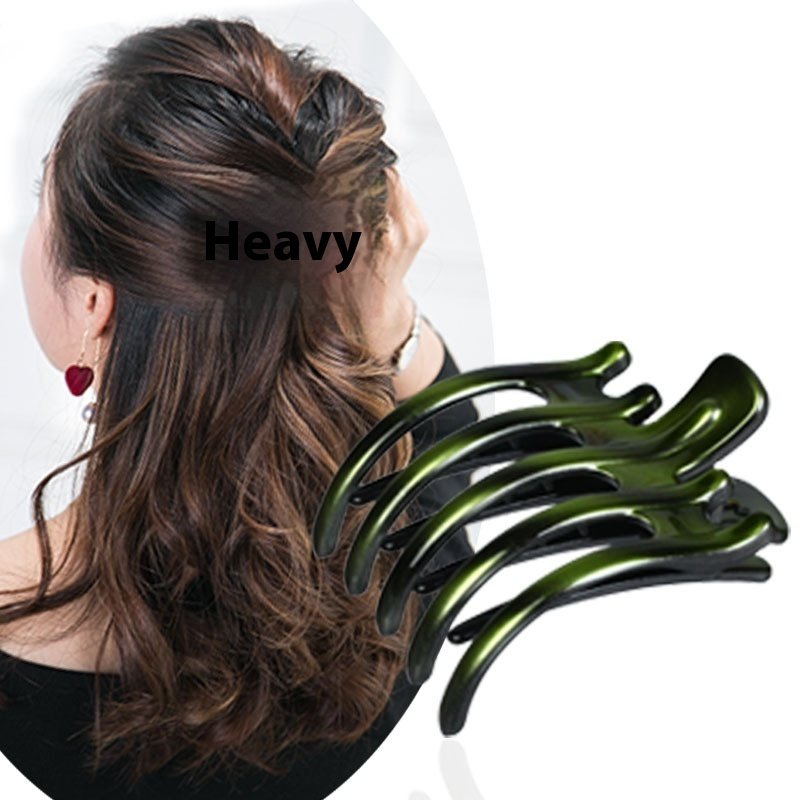 Handmade Hair Accessories Five-tooth Practical Large Haircut Grip - Image 3