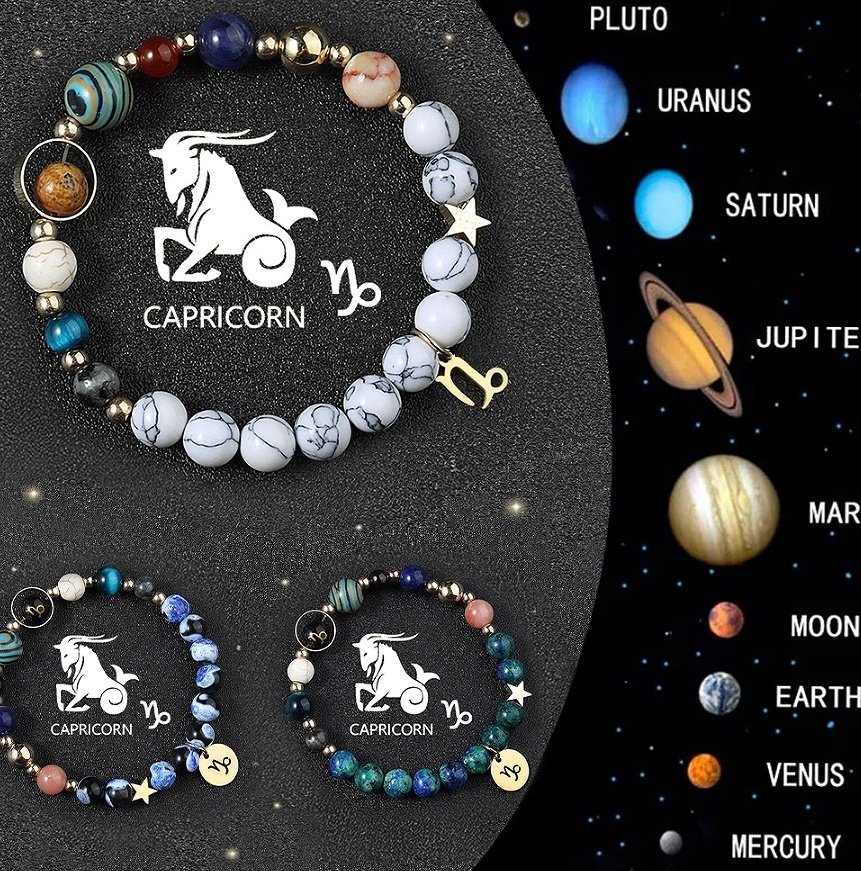 Crystal Stone Zodiac Sign Bracelet - Image 7