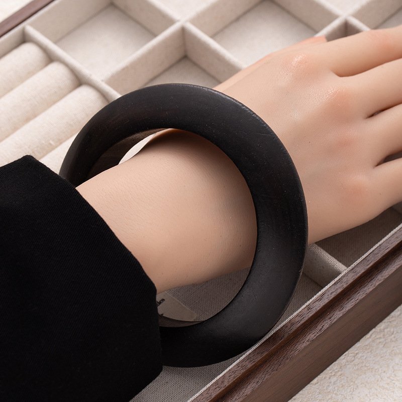 New Chinese Retro Ethnic Style Wooden Art Bracelet - Image 10