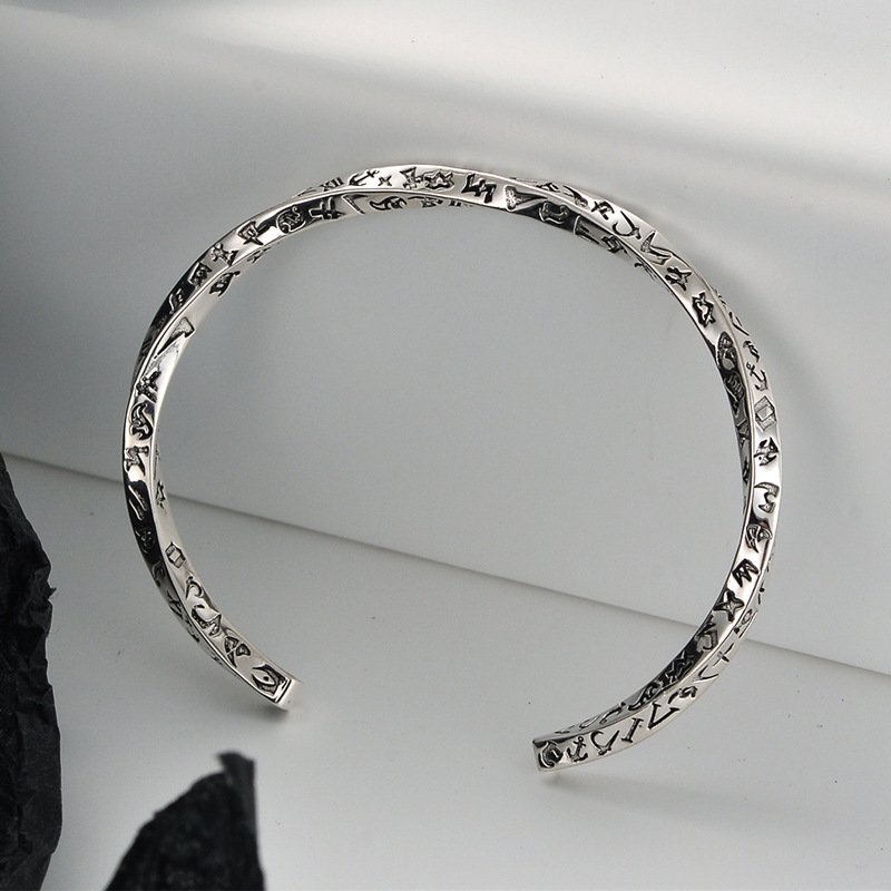 S925 Sterling Silver Mobius Bracelet For Women - Image 4