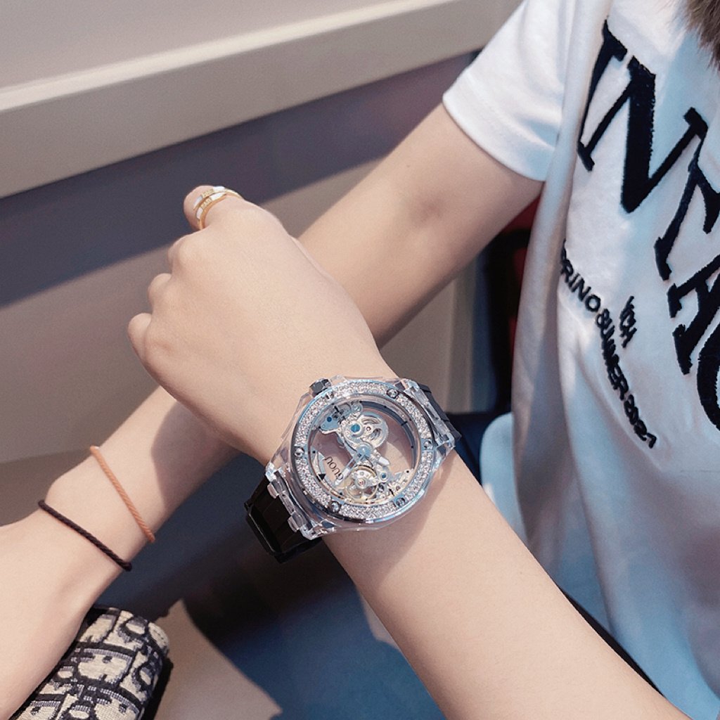 Ladies Fashion Automatic Skeleton Mechanical Watch - Image 2