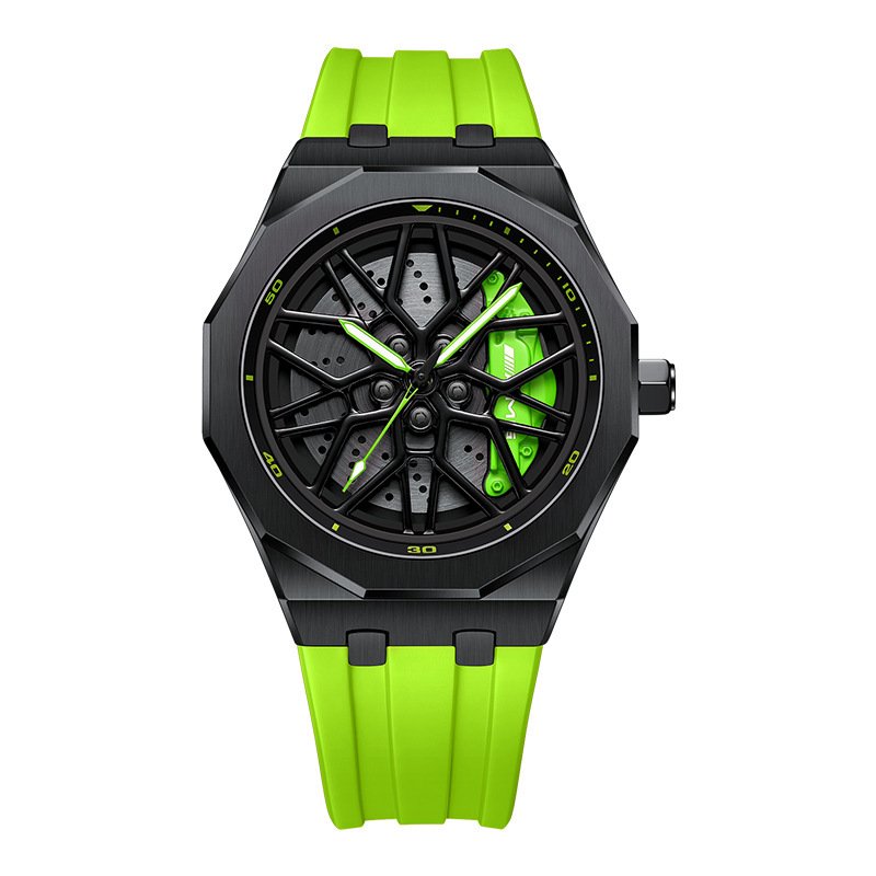Men's Forged Hollow Waterproof Wheel Watch - Image 7