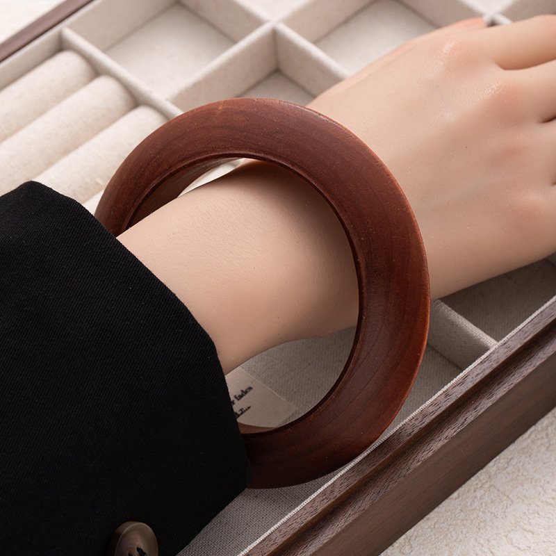 New Chinese Retro Ethnic Style Wooden Art Bracelet - Image 7