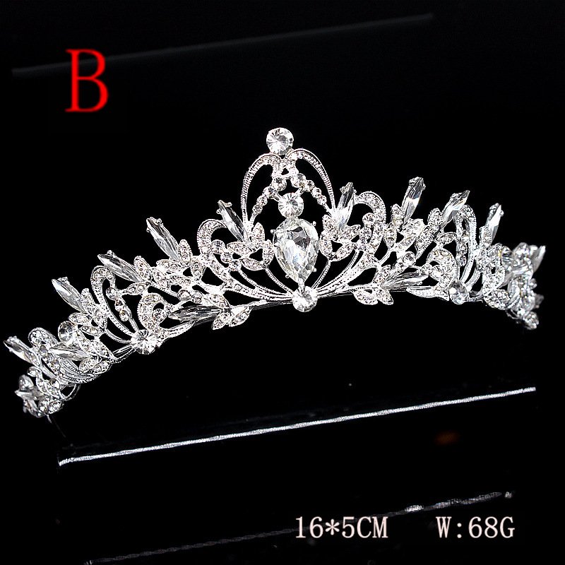 Super Glitter Pearl Rhinestone Headband Headdress - Image 3