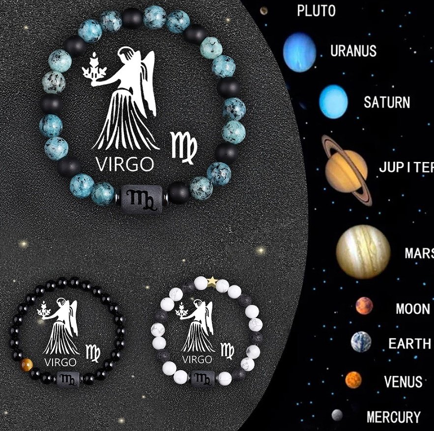 Crystal Stone Zodiac Sign Bracelet - Image 4