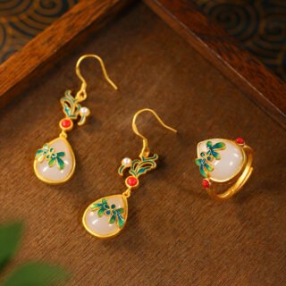 925 Silver Needle Mori Style Japanese-style Retro Thin Earrings