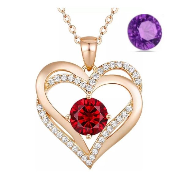 Popular 12 Birthstone Necklace For Women - Image 3