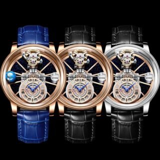 Men's Hollowed-out Quartz Watch