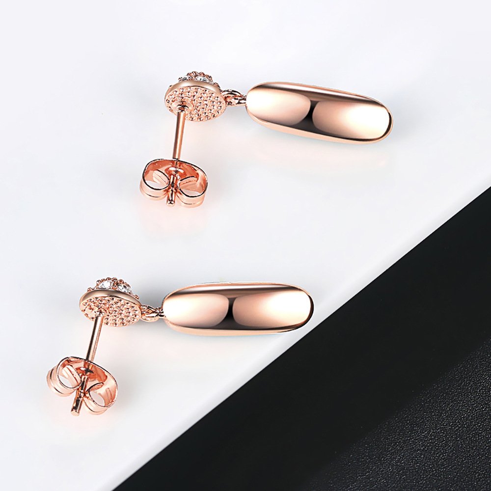 Hazy Moon Simple Fashion Geometric Earrings - Image 2