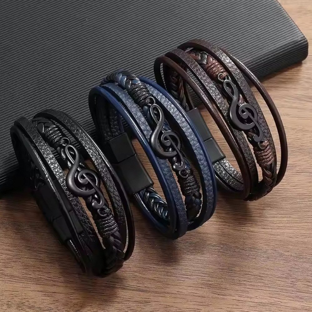 Fashion Retro Music Symbol Bracelet