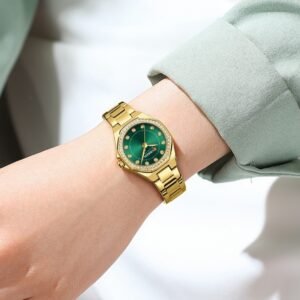 Small Dial Waterproof Rhinestone Watch