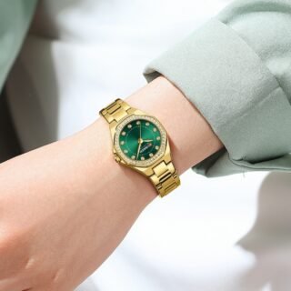 Small Dial Waterproof Rhinestone Watch