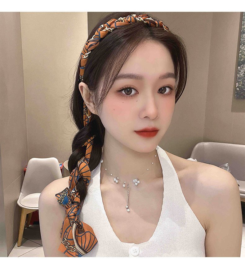 Bow Braided Hair Band For Women - Image 10