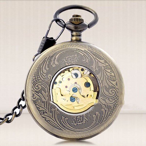 Folding Mechanical Pocket Watch - Image 2