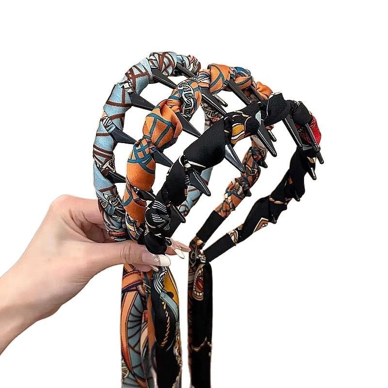 Bow Braided Hair Band For Women - Image 4