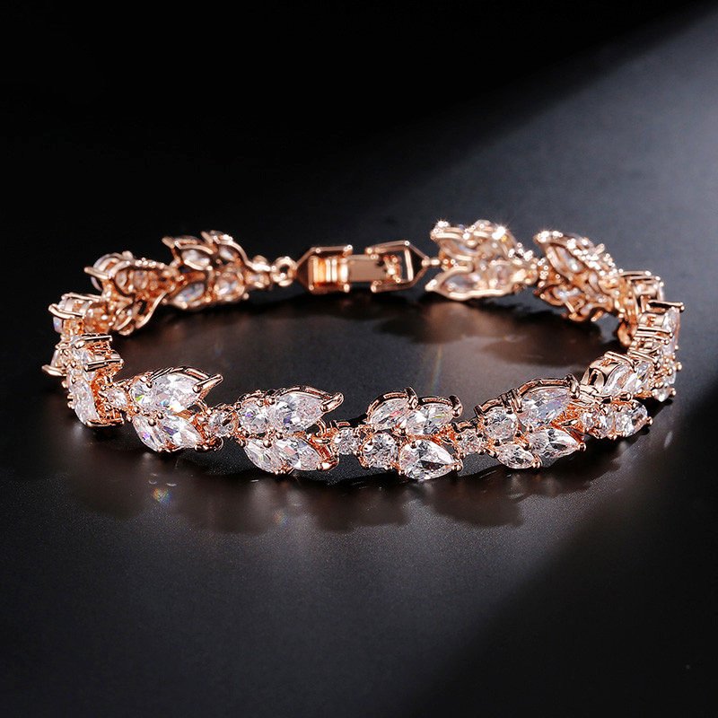 Micro Inlaid Zircon Bracelet Women's Special-interest Design - Image 8