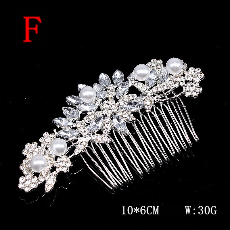 Super Glitter Pearl Rhinestone Headband Headdress - Image 7