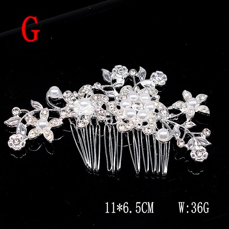 Super Glitter Pearl Rhinestone Headband Headdress - Image 8