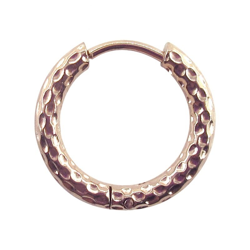 Stainless Steel Earrings High-grade Round Ear Clip - Image 4