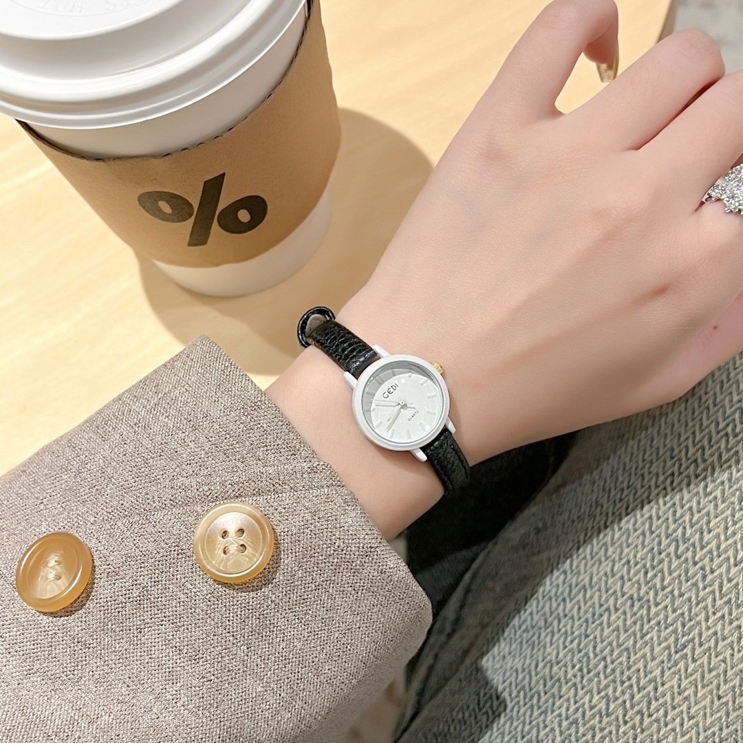 Candy-colored Dopamine Women's Watch Thin Strap - Image 9