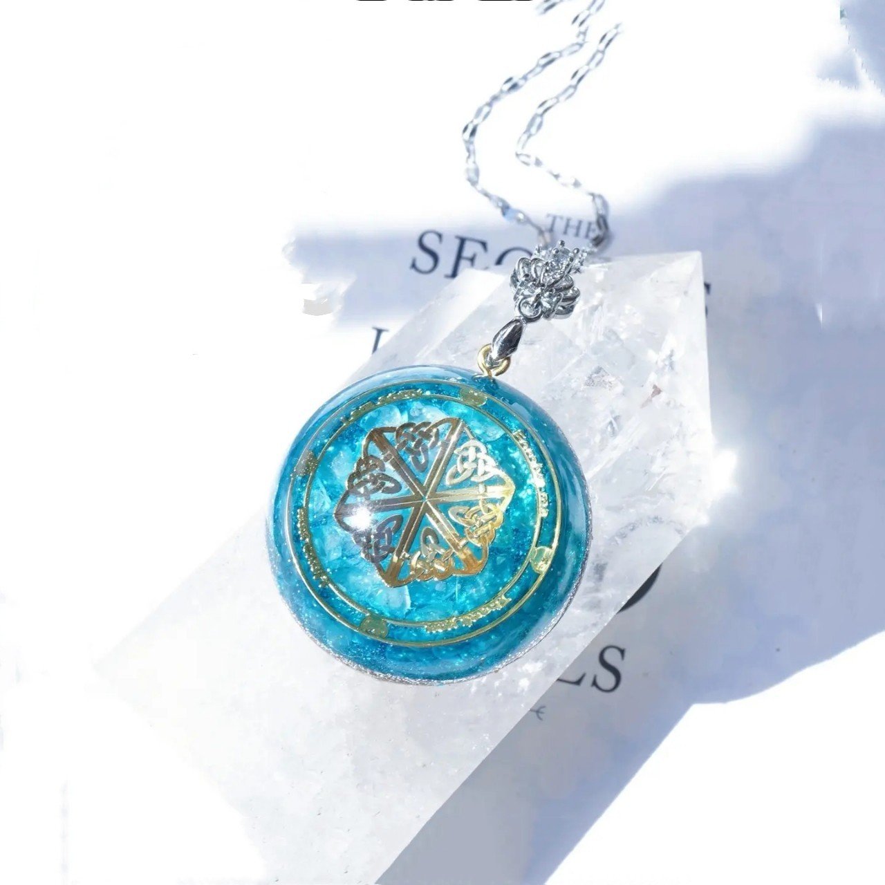 Handmade High-frequency Crystal Guardian Stone Necklace