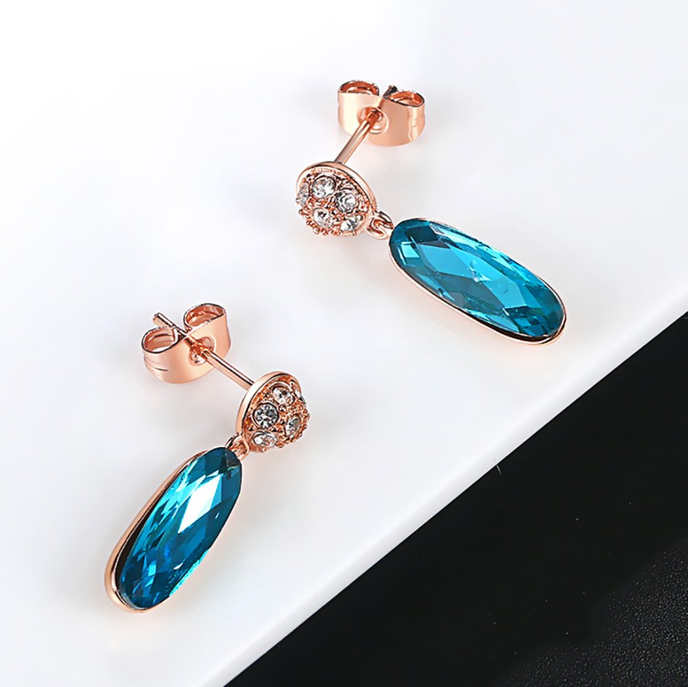 Hazy Moon Simple Fashion Geometric Earrings - Image 3