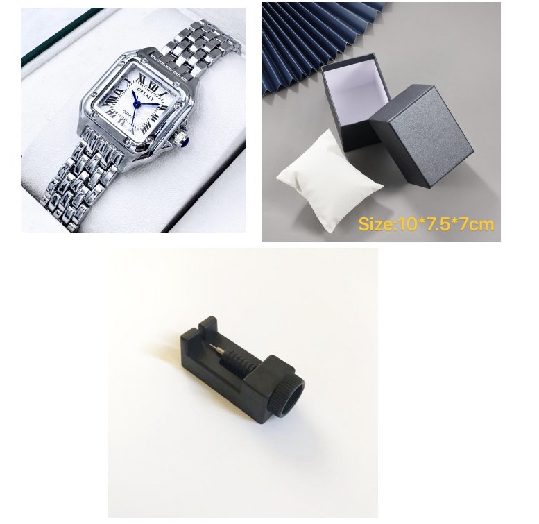 Waterproof Women's Square Watch Fashion - Image 2