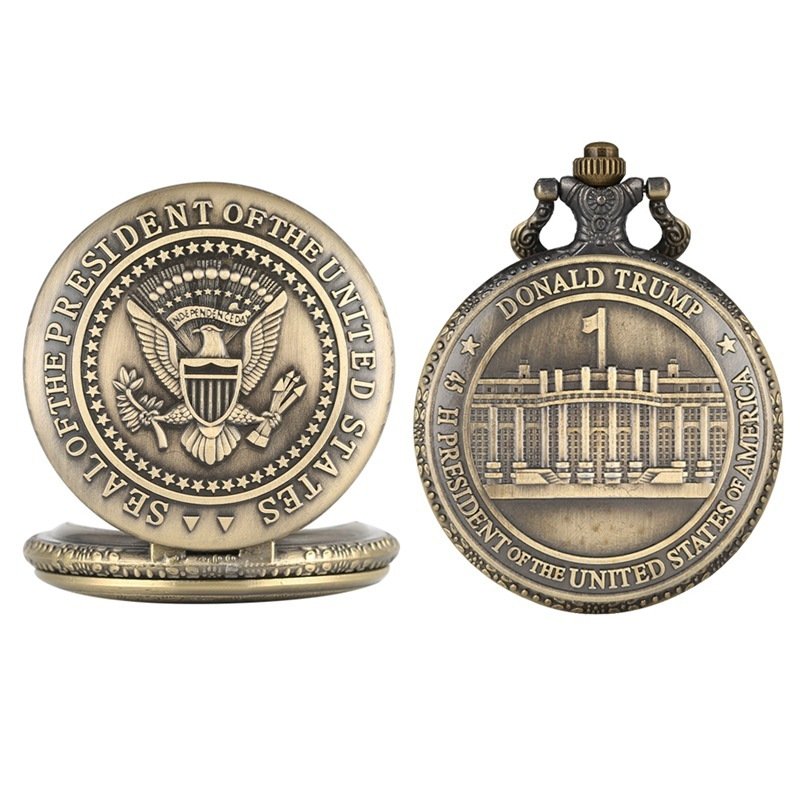 Classic American Pattern Commemorative Pocket Watch - Image 4