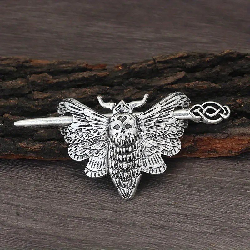 Female Viking Barrettes Animal Alloy Crescent Cloud - Image 10