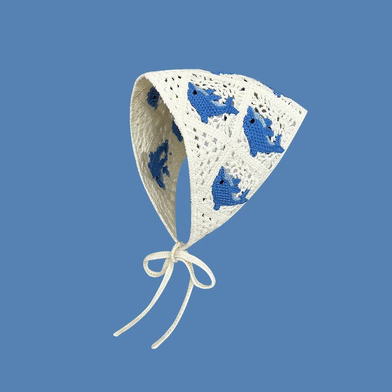 Hot Girl Style New Dolphin Knitted Triangular Binder Women - Image 2