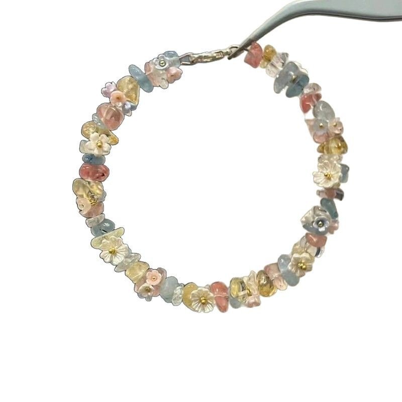 Dopamine Color Crystal Flowers Bracelet - Image 5