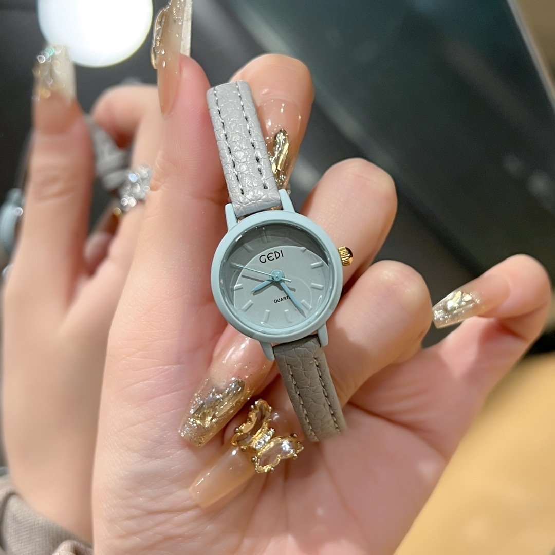 Candy-colored Dopamine Women's Watch Thin Strap - Image 4