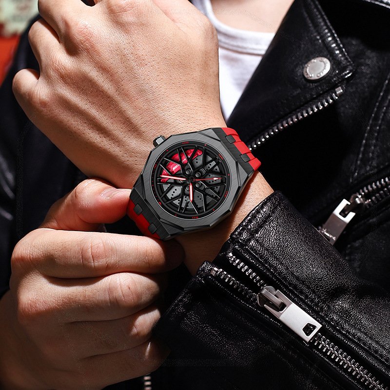 Men's Forged Hollow Waterproof Wheel Watch - Image 2