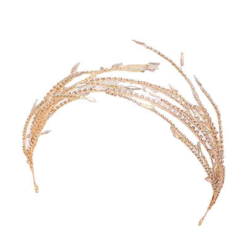 Simple Golden Alloy Double Mesh Headband - Image 5