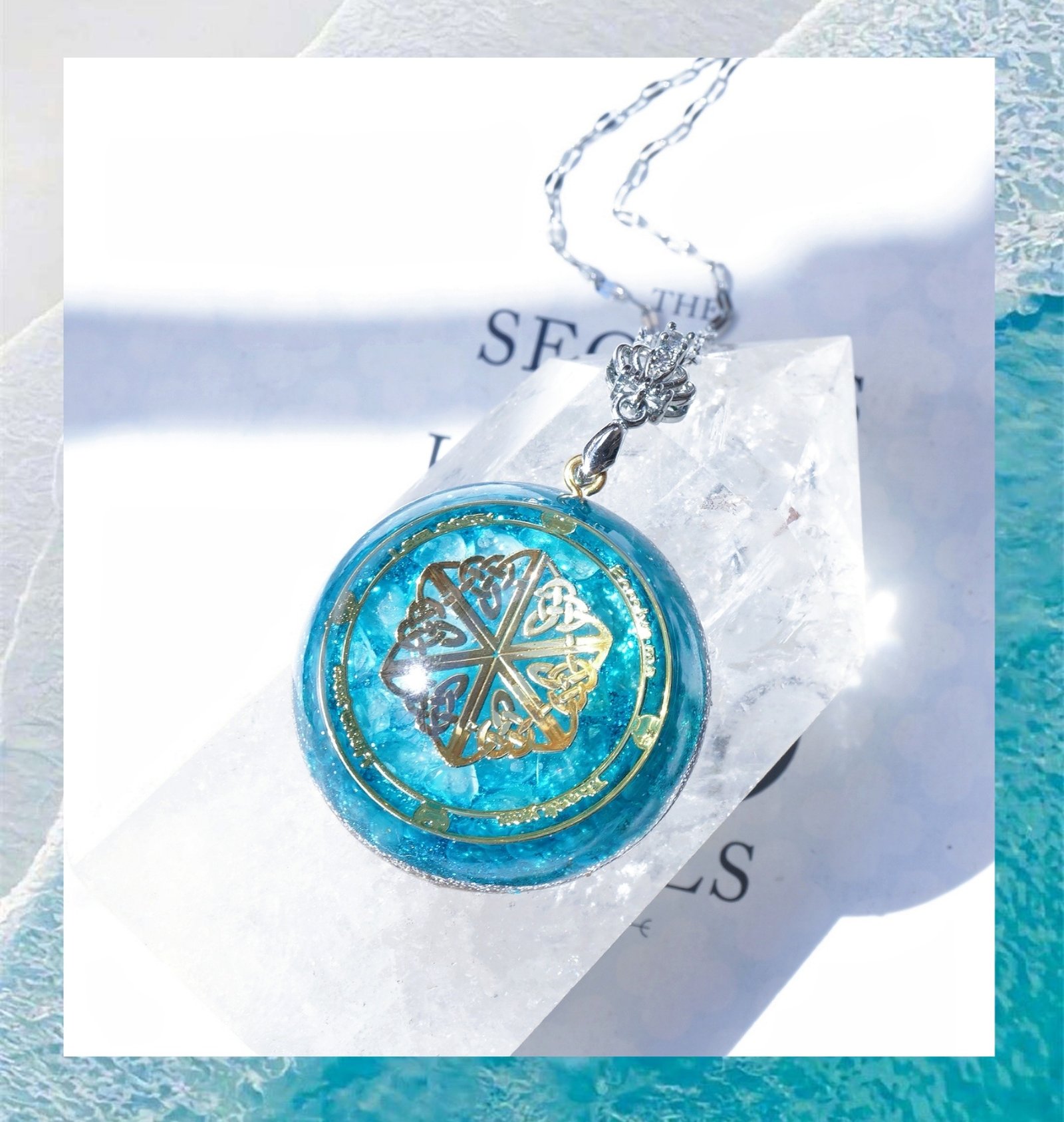 Handmade High-frequency Crystal Guardian Stone Necklace - Image 2