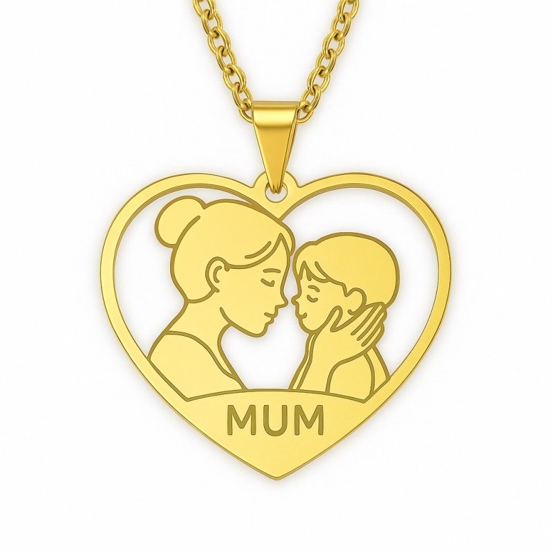 Children's Stainless Steel Pendant Painting Necklace - Image 2