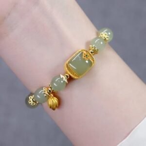 Fashion Cube Sugar Lotus Seedpod Bracelet For Women