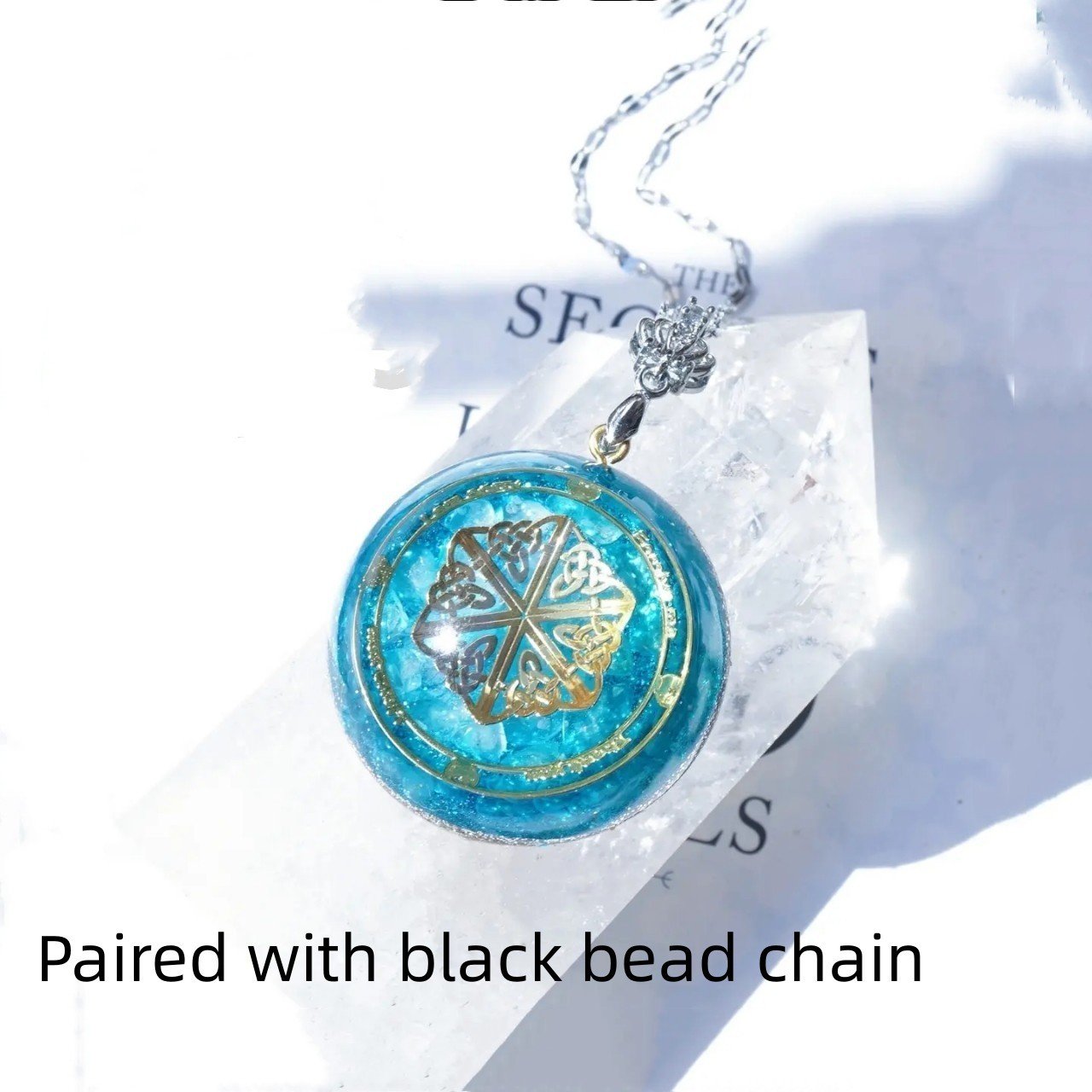 Handmade High-frequency Crystal Guardian Stone Necklace - Image 6