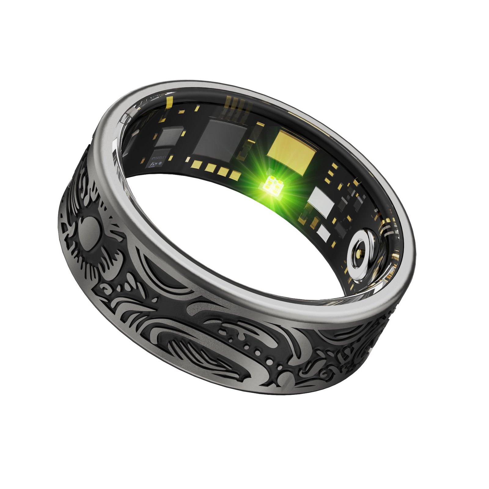 Retro Style Smart Ring Heart Rate And Blood Pressure - Image 6