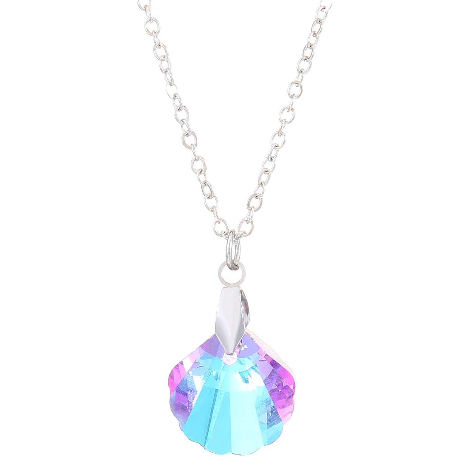 Blue HAILANG Sun Water Drop Pendant Necklace For Women - Image 7