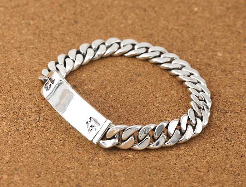 Personality Men's And Women's Thai Silver Bracelet