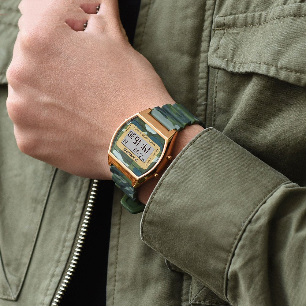 Slim Watch Square Student Camouflage - Image 2
