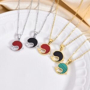Stainless Steel 18K Gold Non-fading Women's Necklace
