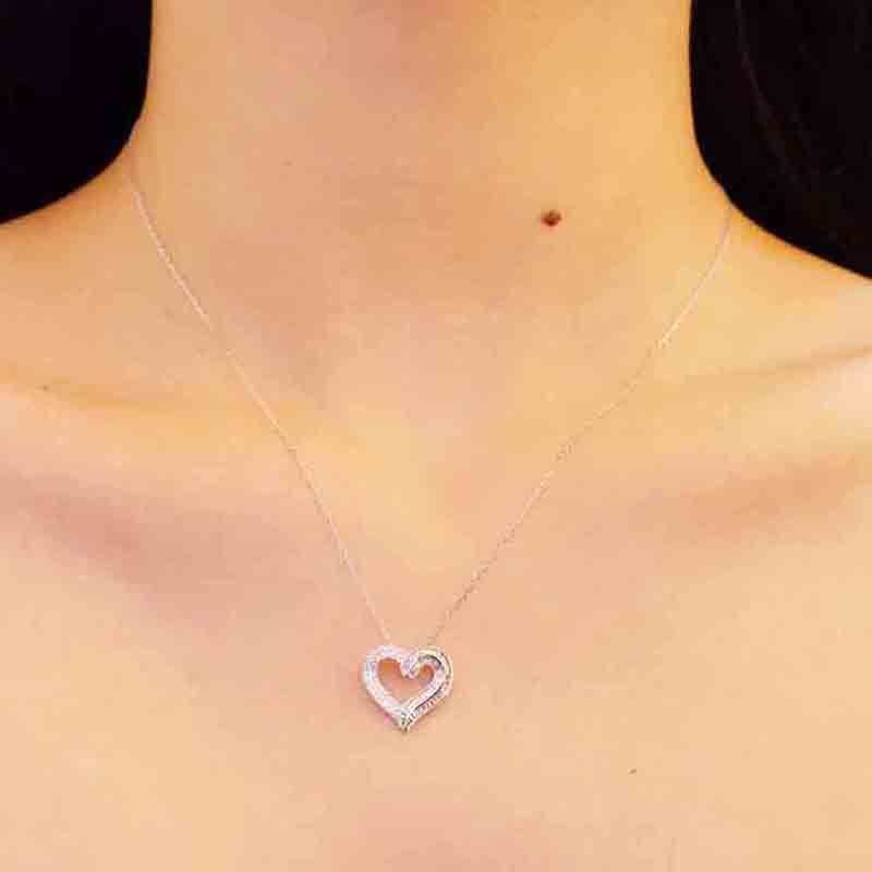 Heart Pendant Necklace Girls' Jewelry - Image 3
