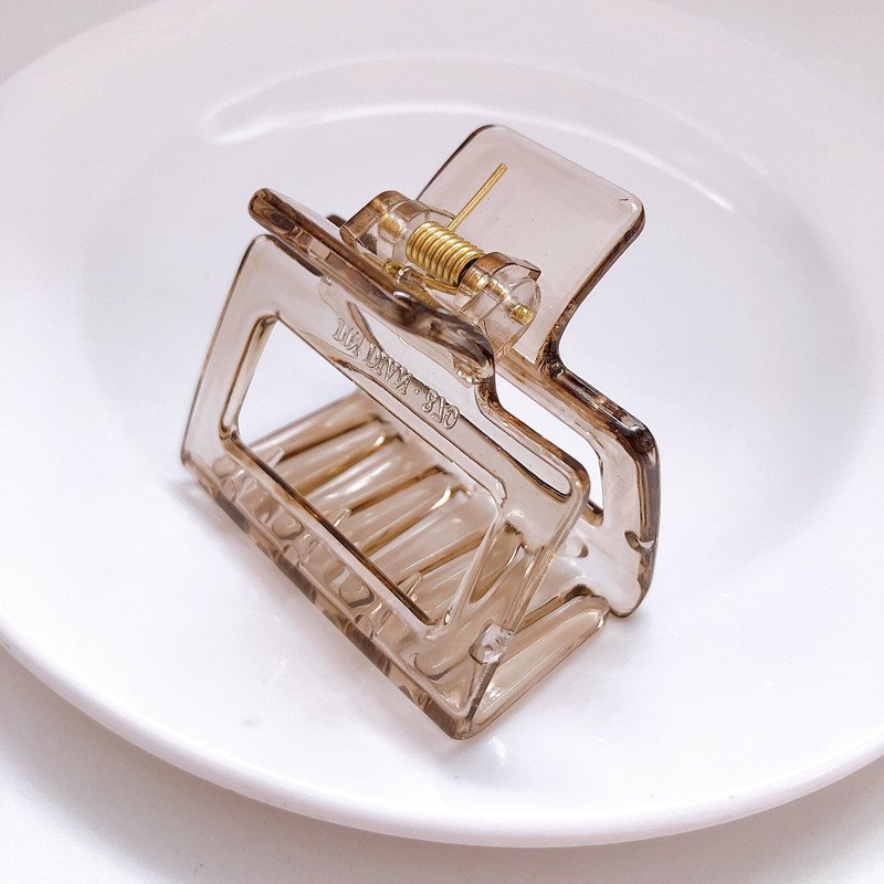 Hollow Square Ponytail And Updo Small Hairclip - Image 2