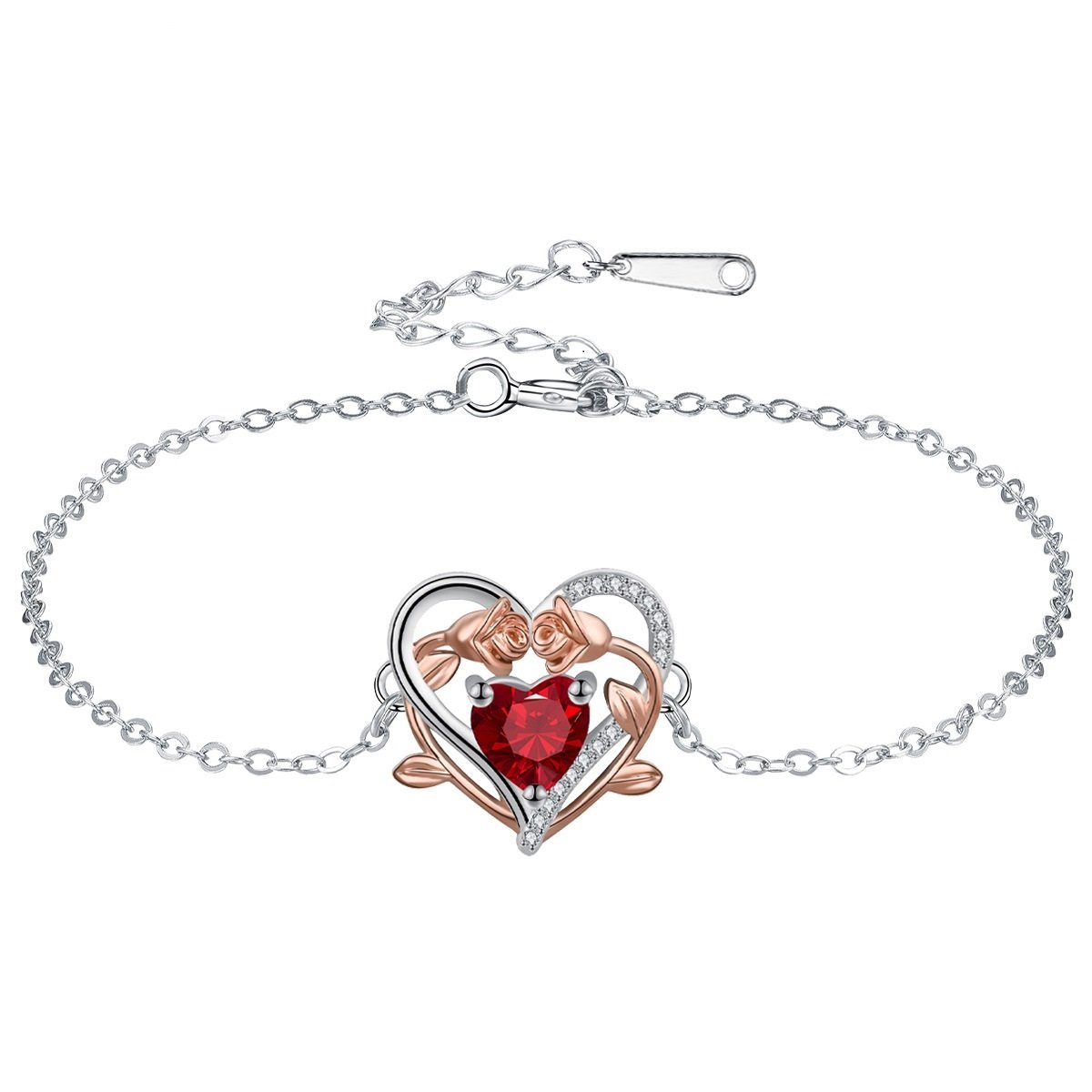 Ornament Heart-shaped Rose Bracelet Mother's Day Gift - Image 6