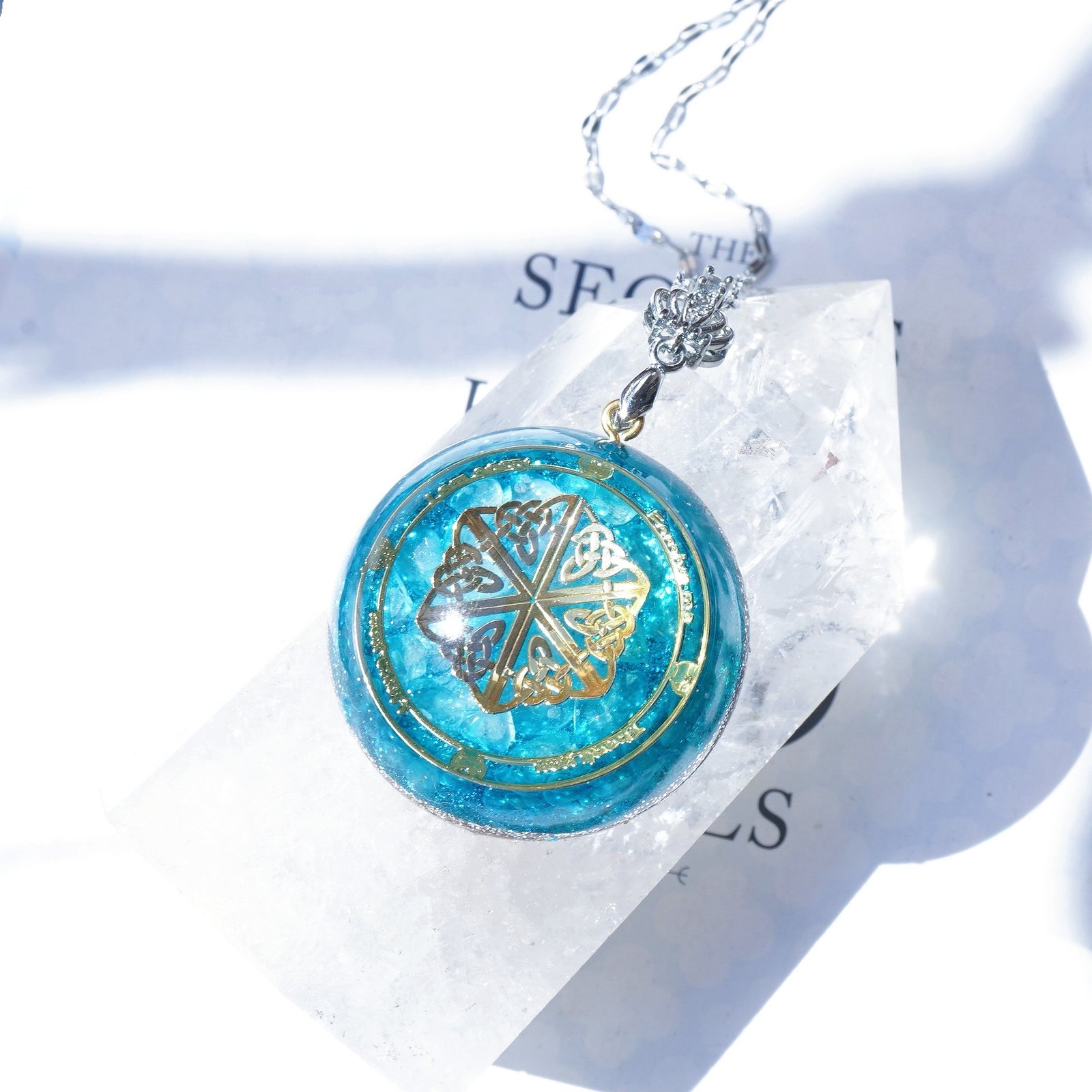 Handmade High-frequency Crystal Guardian Stone Necklace - Image 3